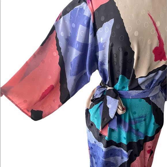 70‘s Vintage Young Edwardian by Arpeja dress with belt. 7/8 - Picture 3 of 6